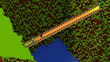 MagicaVoxel: Creating a Bridge in the Jungle