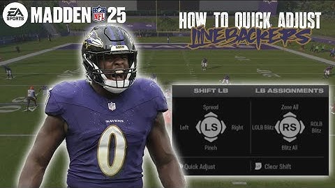 Madden 25 How to Quick Adjust | Linebackers