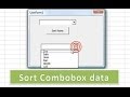 How to Sort Comboboxes Ascending or Descending, Numbers or Text using VBA - FREE DOWNLOAD!!