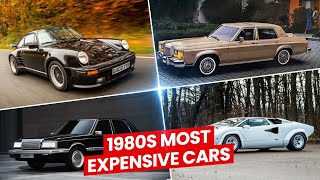 TOP 10 MOST EXPENSIVE CARS OF THE 1980&#39;S