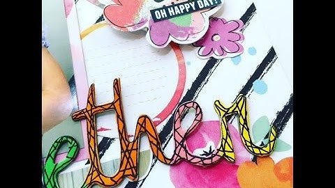 July Hip Kit Club- Scrapbook Process Video!