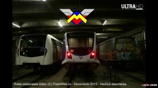 Metroul din București - Compilație Metrouri Bombardier, CAF, IVA [UltraHD]