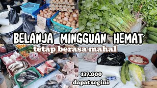 BELANJA MINGGUAN HEMAT DI PASAR TRADISIONAL KALIMANTAN