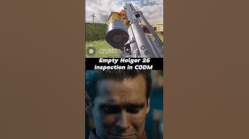 CODM vs Warzone Mobile Empty Holger 26 inspection!! #codm #shorts #warzonemobile