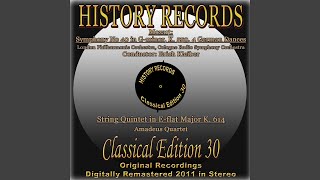 String Quintet in E-Flat Major, K. 614: IV. Finale - Allegro (1957 Version)