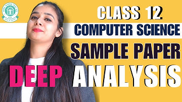 CBSE Class 12 Computer Science Sample Paper 2025-26 – Full Analysis & New Changes! 💻