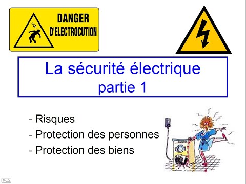 Cours - sécurité électrique - partie 1
