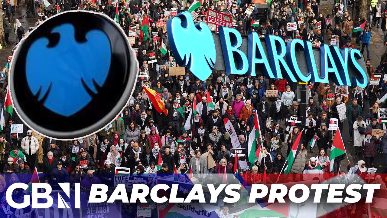 Barclays bank boycotted by pro-Palestine protests over links to Israeli arms