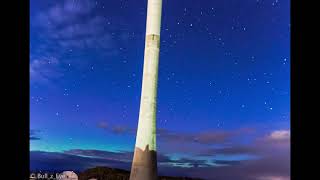 Aurora Australis, Time Lapse through heavy clouds under Broad Moonlight