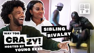 Watch Young Ezee, Iyana Halley & Keats Recap The Best Sibling Rivalry Prank Videos| Way Too Crazy
