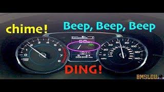 My 2018 Subaru Forester XT - Eyesight DINGS! BEEPS, CHIMES!