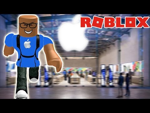 Making My Own Apple Store In Roblox - 