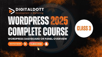 WordPress Dashboard Tutorial 2025 – WordPress Admin Panel Overview
