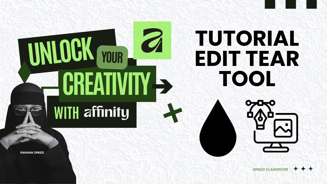 Convert to Curve dalam Affinity by Canva – Tear Drop Shape Jadi Custom ...