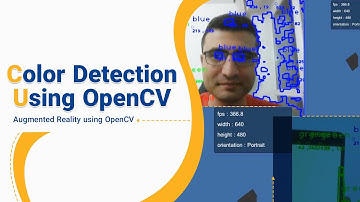 Color Detection Using OpenCV | Augmented Reality using OpenCV (8/9)