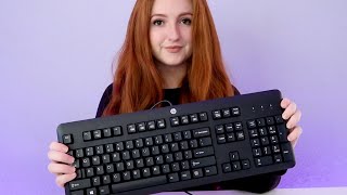 ASMR Keyboard Cleaner Roleplay (Typing, Brushing, Spraying)