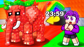I Bought 24 HOURS of INFINITE LUCK and GOT OG STRAWBERRY ELEPHANT in Steal a Brainrot!