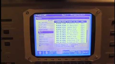 Roland Fantom: record a Squence Part