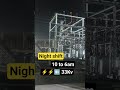 Night Shift ⚡ Electrician Life 🔧 real life💡 #nightshift #electrician #33kv #electricalrohithub #tech