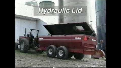 New Idea 3200 Series SideKick Side Delivery Spreaders - Features and Benefits Promotional Video 1995