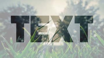 How To Make A Transparent Text Effect On Android