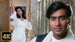 'Aadhi Raat Ko Ghadi Ki Ghanti Baje Tan Tan' 🎵 Ajay Devgn & Rambha 90s Hindi Hits Song 4K | Kavita