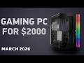 Gaming PC for $2,000 in February 2026 – The High-End Build!