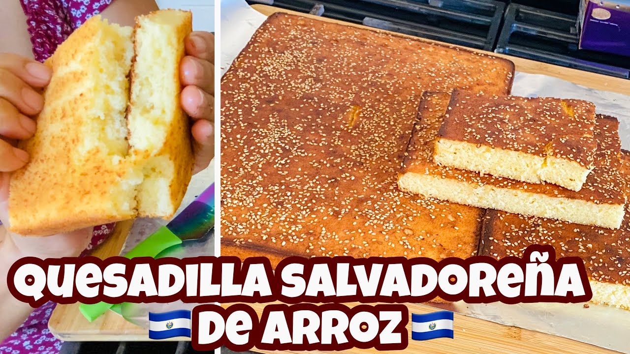 💯LA MEJOR QUESADILLA DE ARROZ SALVADOREÑA🇸🇻 SUAVE Y ESPONJADITA *paso a