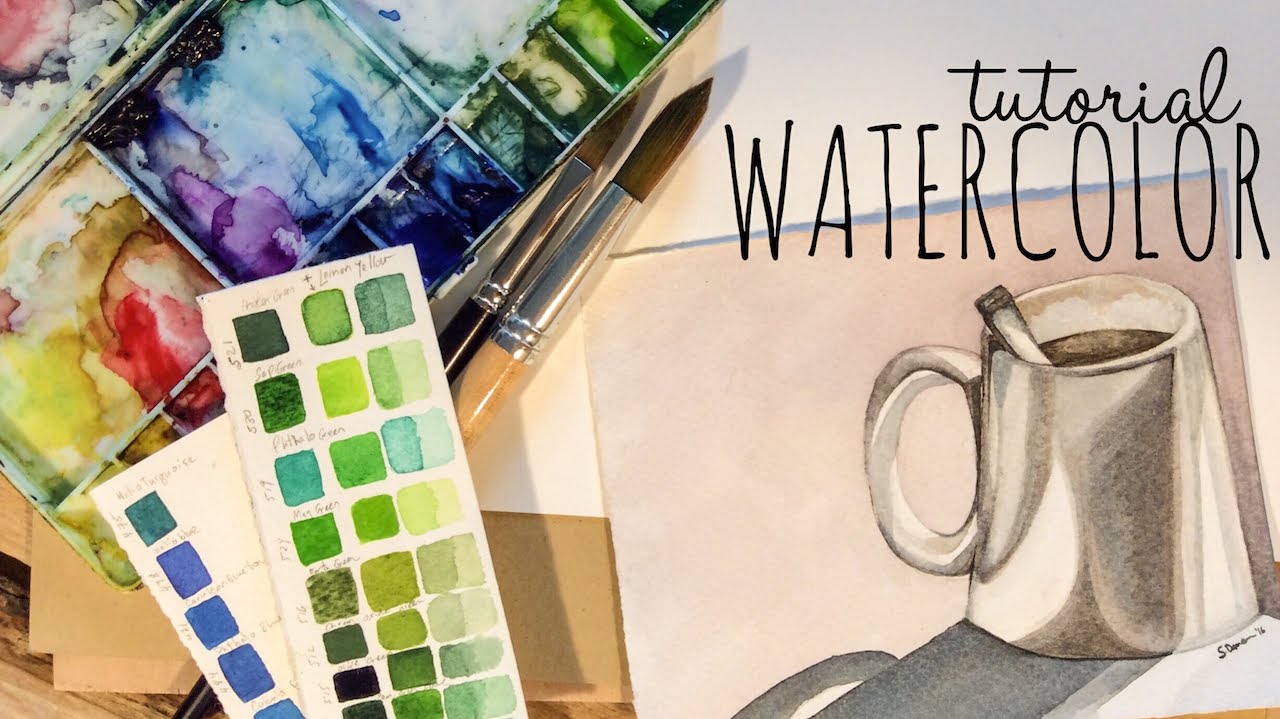 How to use Watercolor Full Tutorial Painting Shadows