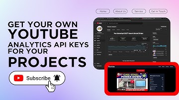 How to Get YouTube Analytics API Key &  YouTube Data API v3 For Your Project