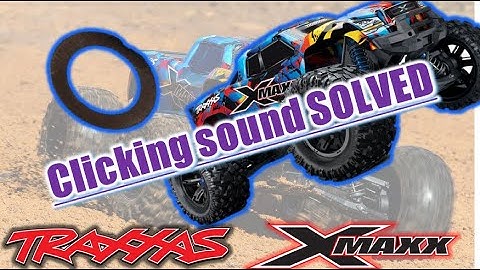 How to stop Traxxas X-Maxx rear diff clicking noise