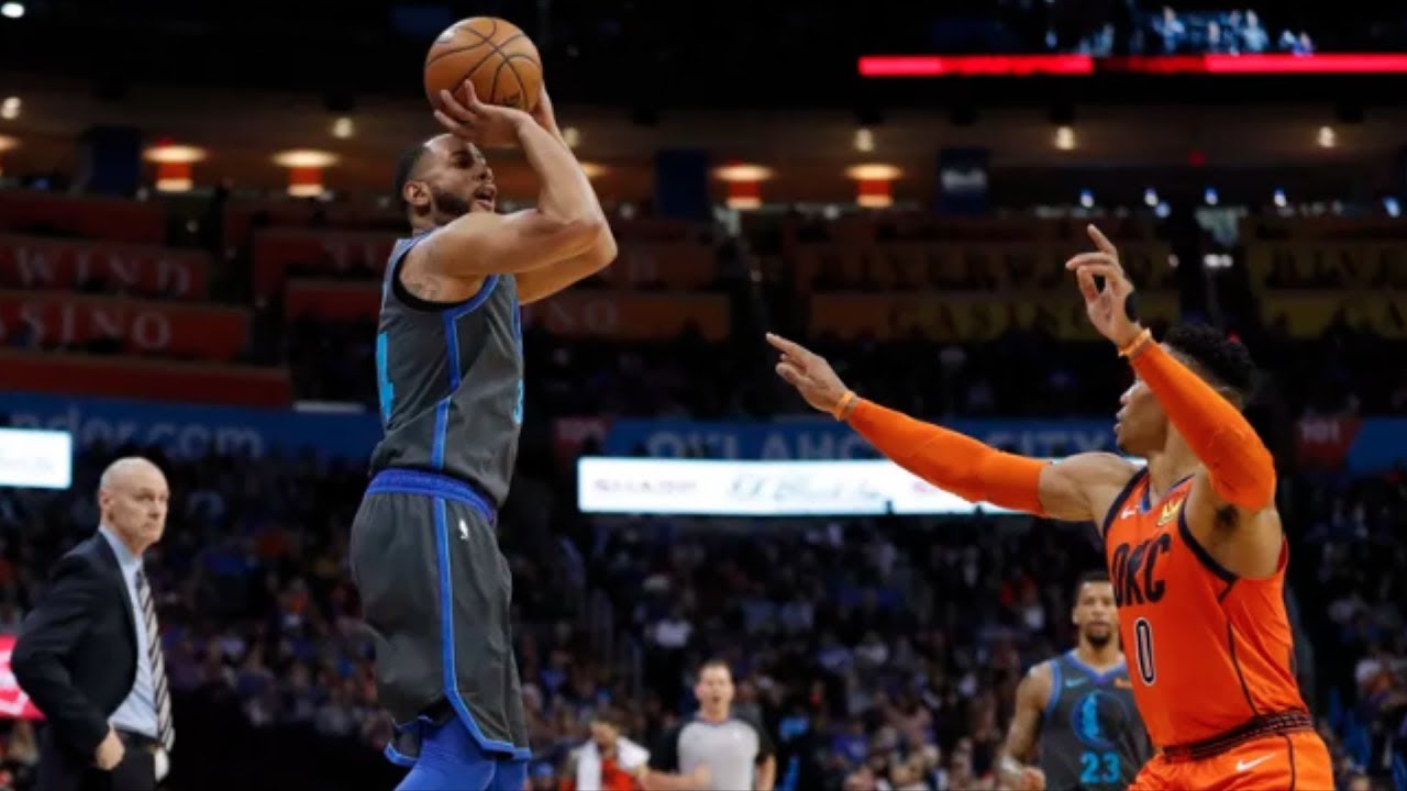 Mavs Edge Slumping Thunder! Westbrook Trip Dub! 2018-19 NBA Season smoove b