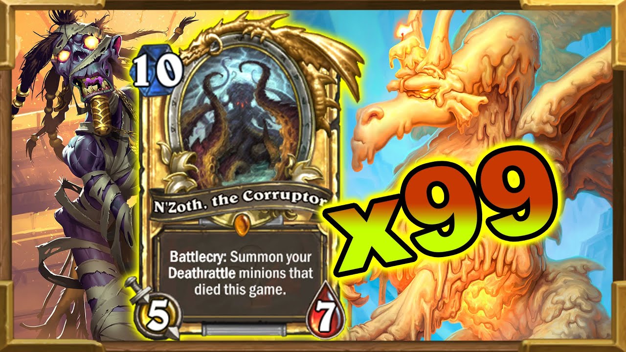 Hearthstone: Infinite N'Zoth Rogue | The Supreme Control Deck | Using Waxadred Too In Wild