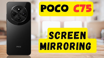 Screen mirroring and screen cast settings || How to use Screen mirroring and screen casting Poco C75