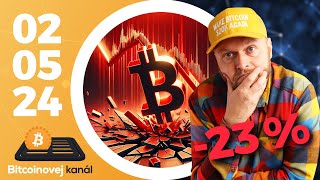 Bitcoin už se propadl o 23% 📉| V ČR vzniká nová burza💱| Protokol Orange 🟠 - CEx 02/05/2024