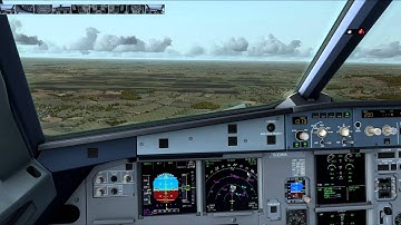 FSX P3D Aerosoft Airbus A318 London City steep approach / landing tutorial