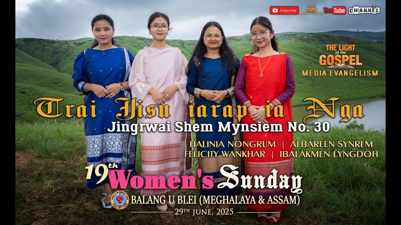 TRAI JISU IARAP IA NGA JSM No. 30 | Halinia | Albareen | Felicity | Ibalakmen | Women's Sunday -2025