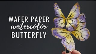 How To Paint Watercolor Wafer Paper Erflies