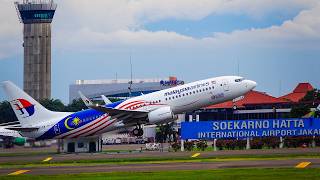 ✈ Stunning Takeoffs & Landings at Jakarta CGK🇮🇩 | Ultra HD Plane Spotting