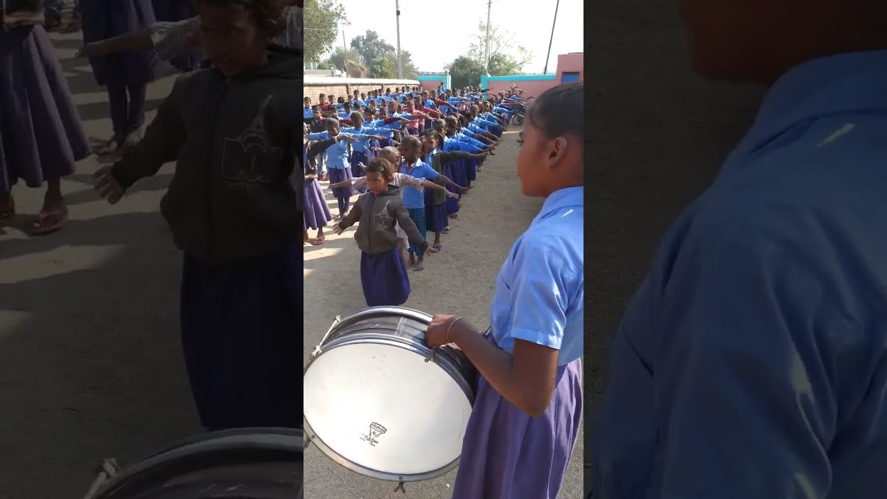 school Parade with drum