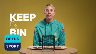 Matildas take on KEEP & BIN: Tim Tams or Mint Slices?