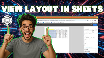 Pagina-indeling bekijken in Google Spreadsheets | Handleiding voor afdrukinstellingen (2025)