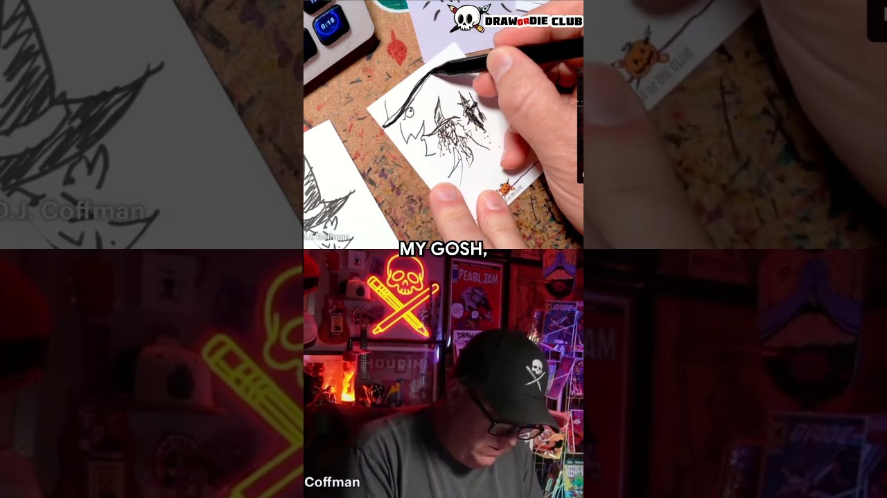 The Panic of a 30-Second Drawing Challenge