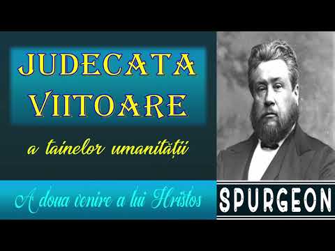 Spurgeon - JUDECATA VIITOARE a tainelor umanităţii