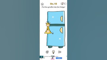 Put the giraffe into the fridge? Level 18 Brain Out - Can You Pass It? I Vivek Playtime