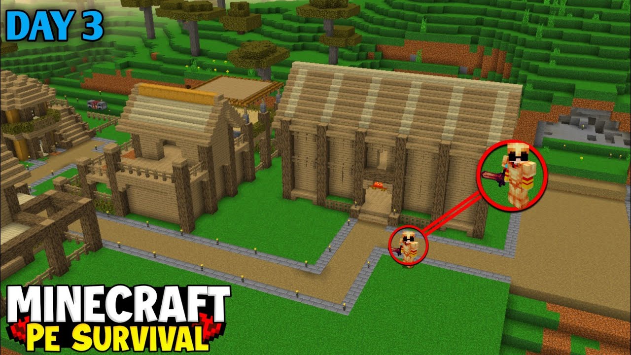 I Made Town Hall For Villagers In My Survival World - YouTube
