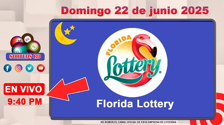 Resultados Florida Lottery EN VIVO | Sorteo Domingo 22 de junio 2025