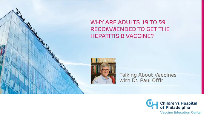 Why Are Adults 19 to 59 Recommended to Get the Hepatitis B Vaccine?