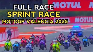 FULL SPRINT RACE MOTOGP VALENCIA 2025