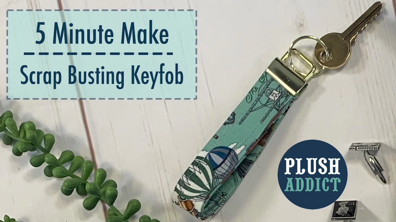 DIY Key Fob Wristlet Tutorial, Last Minute Gift Idea